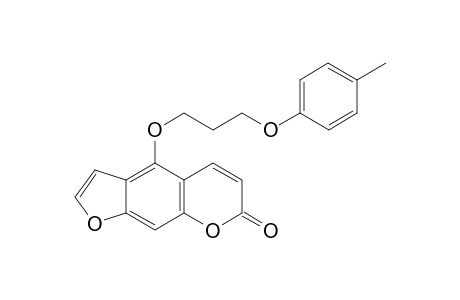 4-[3-(4-Methylphenoxy)propoxy]-7H-furo[3,2-g][1]benzopyran-7-one