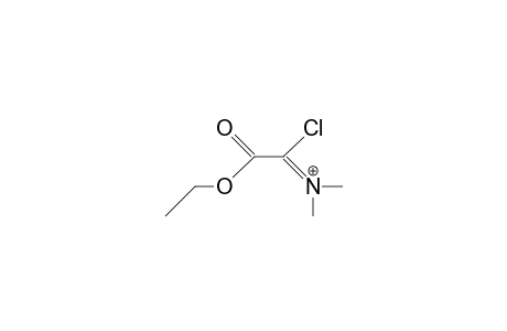 (Chloro-ethoxycarbonyl-methylene)-dimethyl-iminium cation