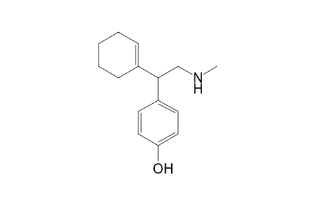 Venlafaxine-M/artifact (O-demethyl-N-demethyl- -H20) MS2