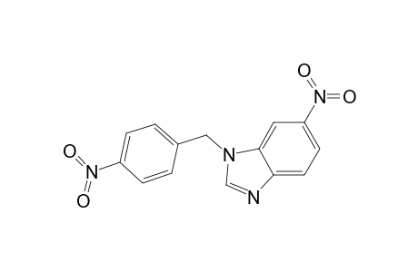 1H-Benzimidazole, 6-nitro-1-[(4-nitrophenyl)methyl]-