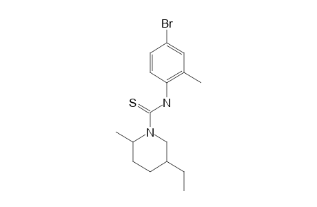 4'-bromo-5-ethyl-2-methylthio-1-piperidinecarboxy-o-toluidide
