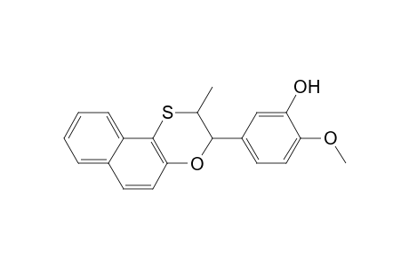 (E)-6-Methyl-7-(3'-hydroxy-4'-methoxyphenyl)-6,7-dihydro-5-thia-8-oxaphenanthrene