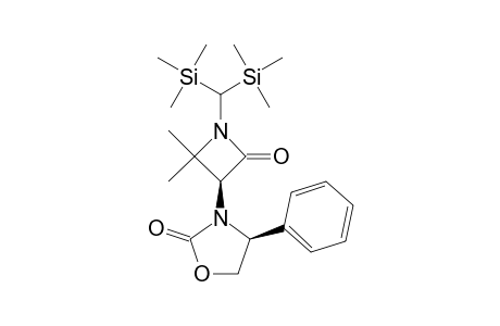 (4S)-3-[(3S)-1-[bis(trimethylsilyl)methyl]-2,2-dimethyl-4-oxidanylidene-azetidin-3-yl]-4-phenyl-1,3-oxazolidin-2-one