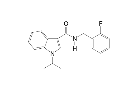 N-(2-Fluorobenzyl)-1-(propan-2-yl)-1H-indole-3-carboxamide