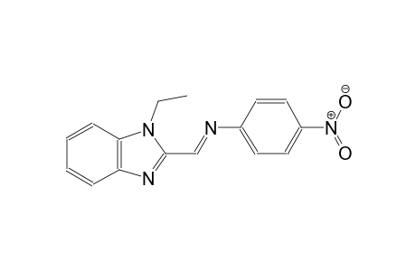 N-[(E)-(1-ethyl-1H-benzimidazol-2-yl)methylidene]-4-nitroaniline