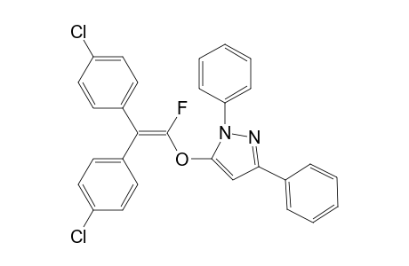5-((2,2-bis(4-chlorophenyl)-1-fluorovinyl)oxy)-1,3-diphenyl-1H-pyrazole