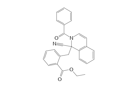 2-[(2-benzoyl-1-cyano-1-isoquinolinyl)methyl]benzoic acid ethyl ester
