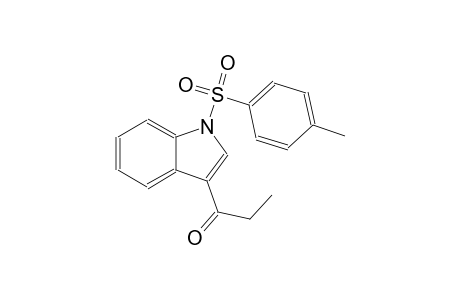 1-{1-[(4-methylphenyl)sulfonyl]-1H-indol-3-yl}-1-propanone