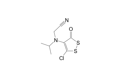 5-Chloro-4-[N-(cyanomethyl)-N-isopropylamino]-4,5-didehydro-1,2-dithiol-3-one