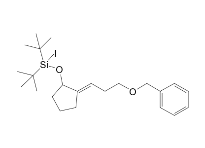 E 1 Di Tert Butyliodosilyloxy 2 3 Benzyloxypropylidene Cyclopentane Spectrabase