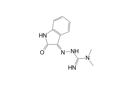 1 , N-Dimethyl-2-[(1',2'-dihydro-2'-oxo-3H-indol-3'-ylidene)hydrazinecarboximid]amide