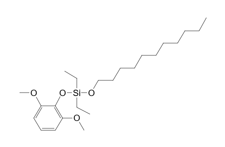 Silane, diethyl(2,6-dimethoxyphenoxy)undecyloxy-