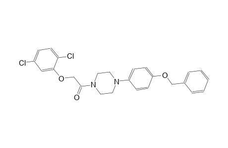 1-[4-(benzyloxy)phenyl]-4-[(2,5-dichlorophenoxy)acetyl]piperazine