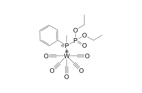 Tungsten, pentacarbonyl(1,1-diethoxy-2-methyl-2-phenyldiphosphine 1-oxide-P2)-, (OC-6-22)-