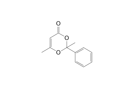 2,6-dimethyl-2-phenyl-m-dioxin-4-one