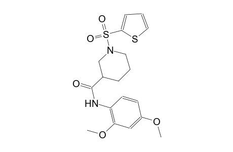 N-(2,4-dimethoxyphenyl)-1-(2-thienylsulfonyl)-3-piperidinecarboxamide