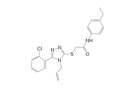 2-{[4-allyl-5-(2-chlorophenyl)-4H-1,2,4-triazol-3-yl]sulfanyl}-N-(4-ethylphenyl)acetamide