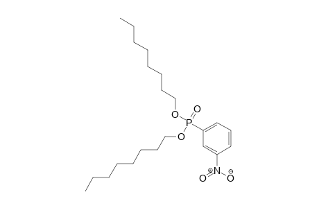 Phosphonic acid, P-(3-nitrophenyl)-, dioctyl ester