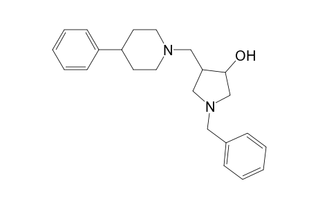 1-benzyl-4-[(4-phenylpiperidin-1-yl)methyl]pyrrolidin-3-ol