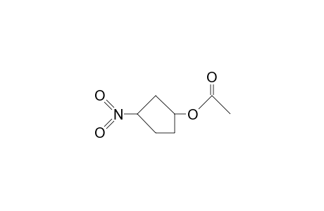 cis-1-Acetoxy-3-nitro-cyclopentane