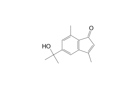 5-(1-Hydroxy-1-methylethyl)-3,7-dimethyl-1H-inden-1-one