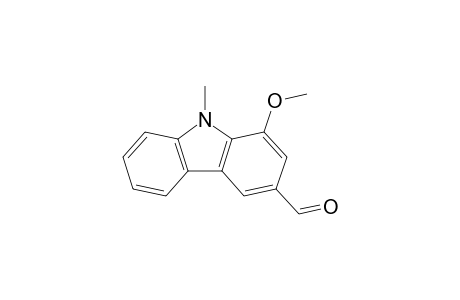 1-Methoxy-9-methyl-3-carbazolecarboxaldehyde
