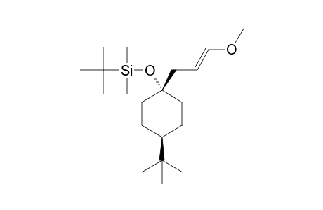 trans-4-tert-Butyl-1-(tert-butyldimethylsilyloxy)-1-[(E/Z)-(3-methoxyprop-2-en-1-yl]cyclohexane