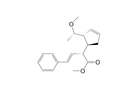 Methyl (+,-)-[1.alpha.(S*),2.beta.(R*)]-(E)-.alpha.-(2-phenylethenyl)-2-(1-methoxyethyl)-3-cyclopentene-1-ethanoate