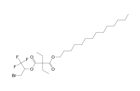 Diethylmalonic acid, 1-bromo-3,3,3-trifluoroprop-2-yl tetradecyl ester