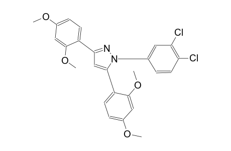 1-(3,4-dichlorophenyl)-3,5-bis(2,4-dimethoxyphenyl)-1H-pyrazole