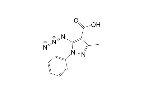 5-Azido-3-methyl-1-phenyl-4-pyrazolecarboxylic acid