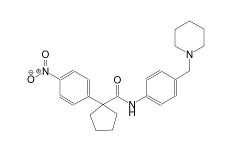 cyclopentanecarboxamide, 1-(4-nitrophenyl)-N-[4-(1-piperidinylmethyl)phenyl]-