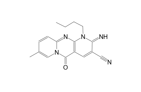 2H-dipyrido[1,2-a:2,3-d]pyrimidine-3-carbonitrile, 1-butyl-1,5-dihydro-2-imino-8-methyl-5-oxo-