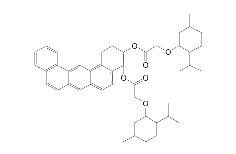 1,2,3,4-Tetrahydro-dibenzo[A,J]anthracene-3,4-diol, bis[(2-isopropyl-5-methylcyclohexyloxy)acetate]