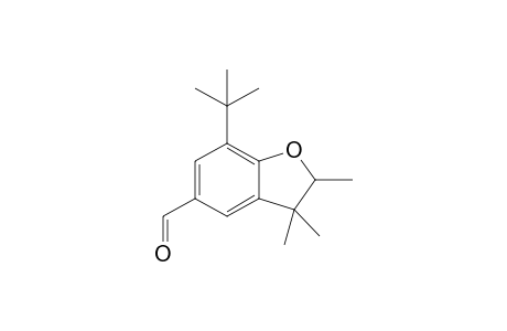 7-tert-Butyl-2,3,3-trimethyl-2H-benzofuran-5-carbaldehyde