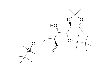 (1R,2S,3R)-1-[tert-butyl(dimethyl)silyl]oxy-3-[2-[tert-butyl(dimethyl)silyl]oxyethyl]-1-[(4S,5R)-2,2,5-trimethyl-1,3-dioxolan-4-yl]-4-penten-2-ol
