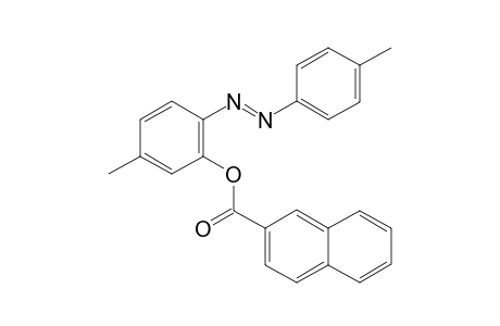 (E)-5-Methyl-2-(p-tolyldiazenyl)phenyl 2-Naphthoate