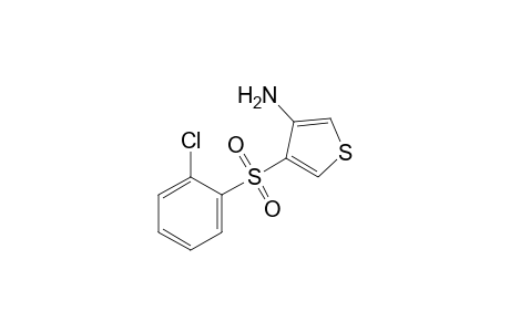 4-[(o-chlorophenyl)sulfonyl]-3-thiophenamine