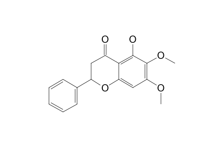 ONYSILIN;5-HYDROXY-6,7-DIMETHOXYFLAVANONE