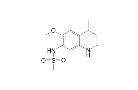 N-(6-methoxy-4-methyl-1,2,3,4-tetrahydroquinolin-7-yl)methanesulfonamide