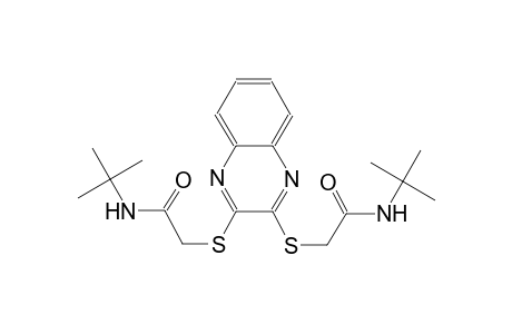 acetamide, N-(1,1-dimethylethyl)-2-[[3-[[2-[(1,1-dimethylethyl)amino]-2-oxoethyl]thio]-2-quinoxalinyl]thio]-