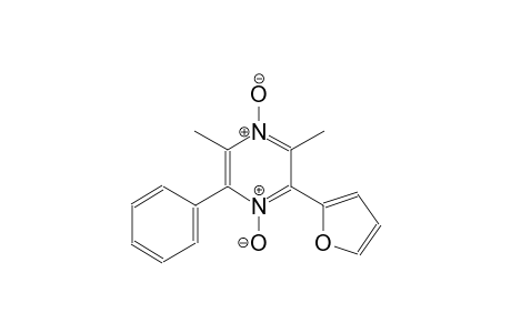 pyrazine, 2-(2-furanyl)-3,5-dimethyl-6-phenyl-, 1,4-dioxide