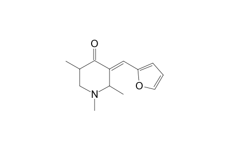 (3E)-3-(2-Furylmethylene)-1,2,5-trimethyl-4-piperidinone