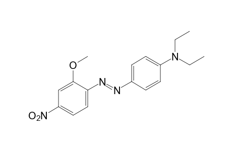 N,N-DIETHYL-p-[(2-METHOXY-4-NITROPHENYL)AZO]ANILINE