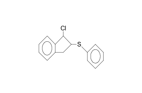 1-Chloro-2-phenylthio-indan (trans)