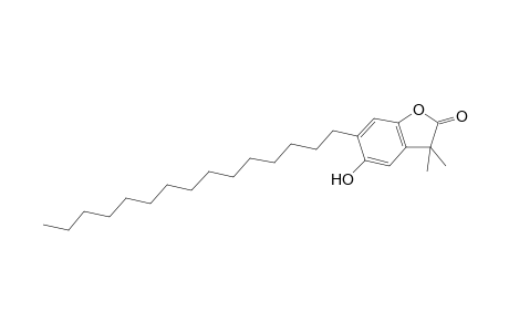2(3H)-benzofuranone, 5-hydroxy-3,3-dimethyl-6-pentadecyl-