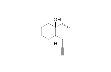 trans-1-Ethenyl-2-(2-propynyl)cyclohexanol
