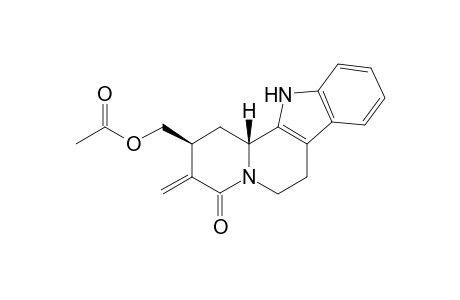 17,18-Dinorcorynan-21-one, 16-(acetyloxy)-19,20-didehydro-, (3.beta.)-(.+-.)-