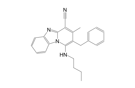 2-benzyl-1-(butylamino)-3-methylpyrido[1,2-a]benzimidazole-4-carbonitrile