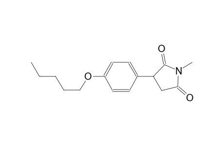 1-Methyl-3-[4-(pentyloxy)phenyl]-2,5-pyrrolidinedione